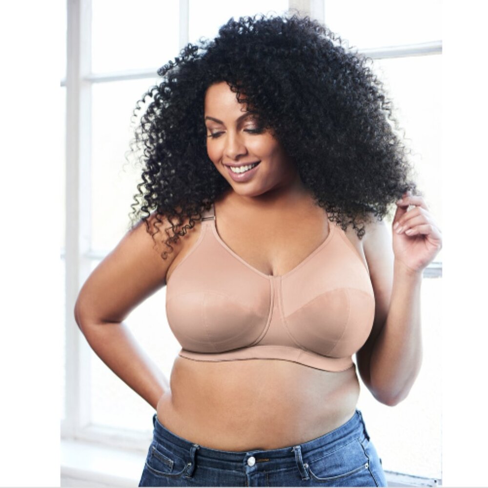 Goddess Plus Size Celeste Soft Cup Bra, Fawn, NWOT